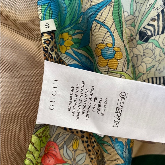 Gucci Cat Embroidered Trench Coat, size 40 - Picture 10 of 10